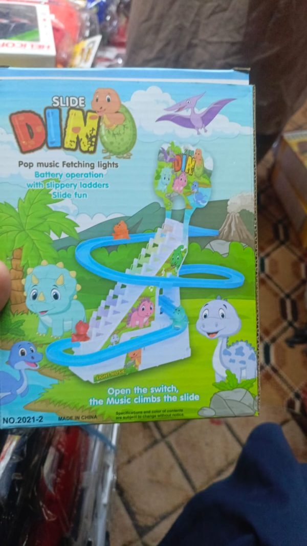 Dinosaur Slide Race Track Toy For Kids