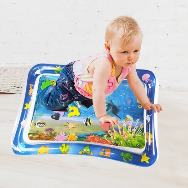 Inflatable Leakproof Water Mat For Kids / Inflatable Tummy Time Mat