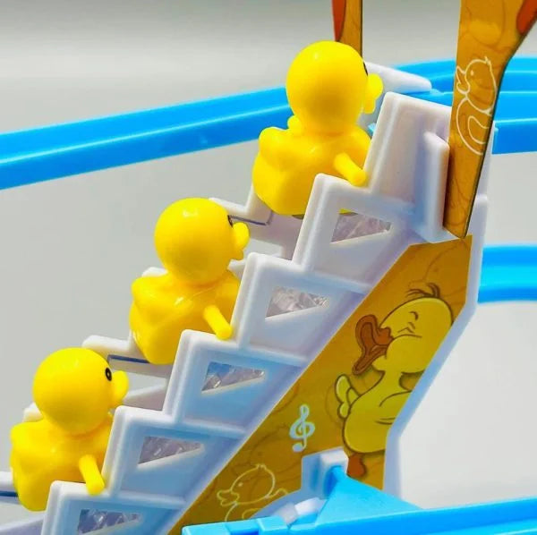 Duck Race Track Set With LED Flashing Lights & Music