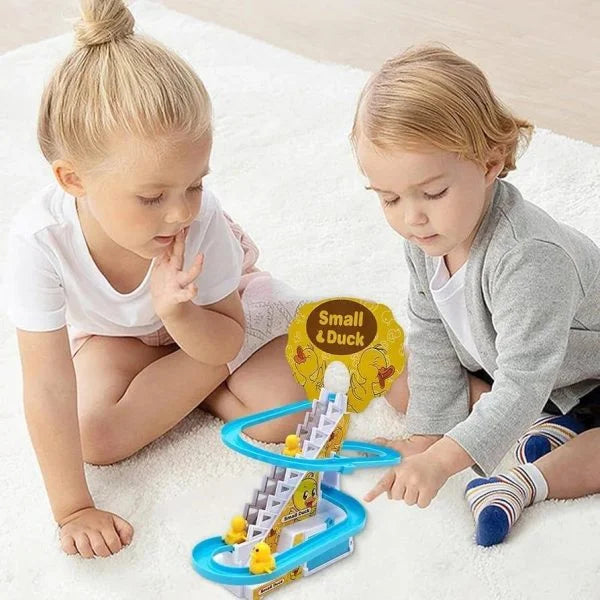 Duck Race Track Set With LED Flashing Lights & Music