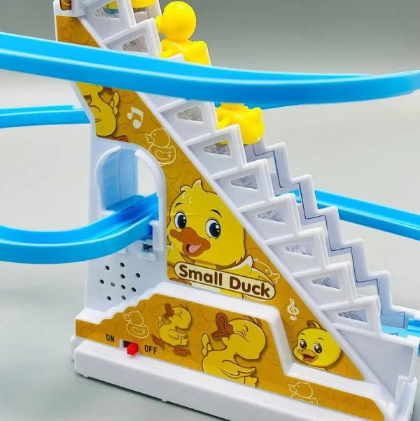 Duck Race Track Set With LED Flashing Lights & Music