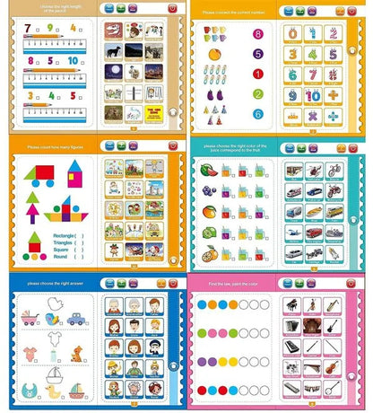 Intelligence Book English Letters Words Learning Language E-book Toddlers