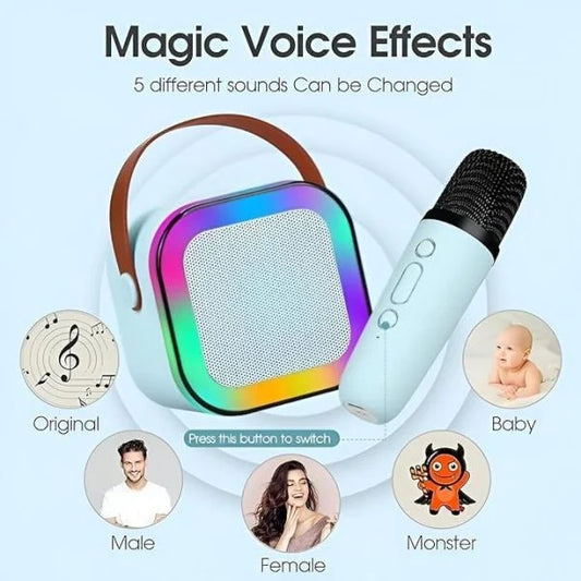 K12 Mic Portable Microphone Audio Home Karaoke Integrated Microphone | Wireless Bluetooth Speaker