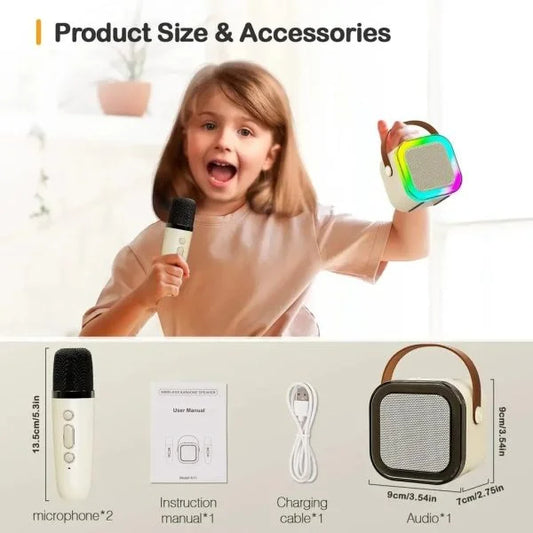 K12 Mic Portable Microphone Audio Home Karaoke Integrated Microphone | Wireless Bluetooth Speaker
