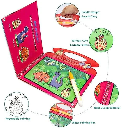 Magic Water Book 12 Exploration Scene | Creative Children Magical Drawing Books With Pen