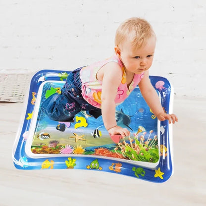 Inflatable Leakproof Water Mat For Kids / Inflatable Tummy Time Mat