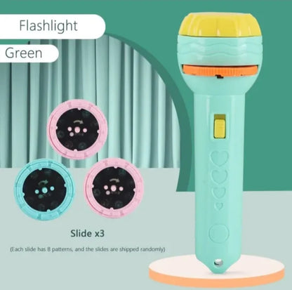 Slide Projector Torch Projection Light,Children's Flashlight Toy