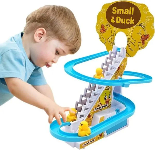 Duck Race Track Set With LED Flashing Lights & Music