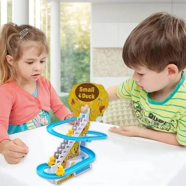 Duck Race Track Set With LED Flashing Lights & Music