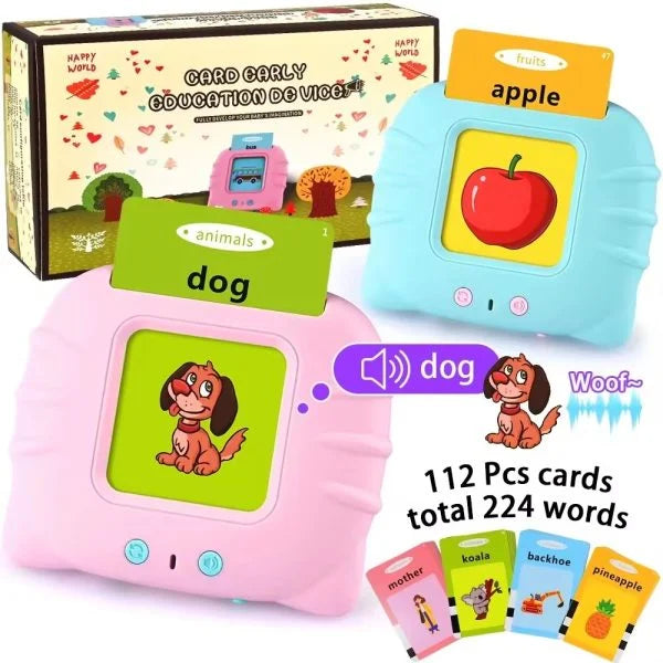 Talking Flash Cards Preschool Learning Toys | English Learn To Talk