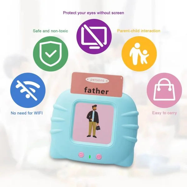 Talking Flash Cards Preschool Learning Toys | English Learn To Talk